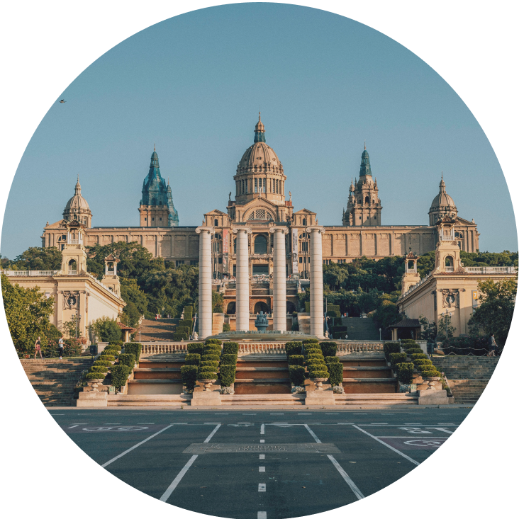 Rodar en el Museu Nacional d'Art de Catalunya