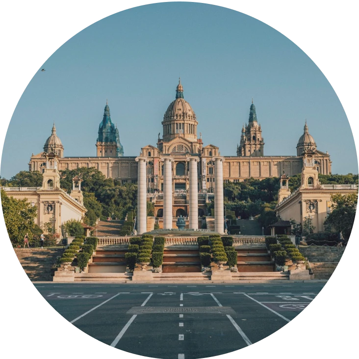 Rodar en el Museu Nacional d'Art de Catalunya