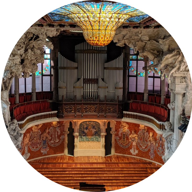 Rodar en el Palacio de la Música Catalana