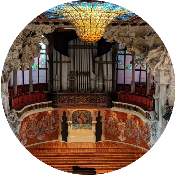 Rodar en el Palacio de la Música Catalana