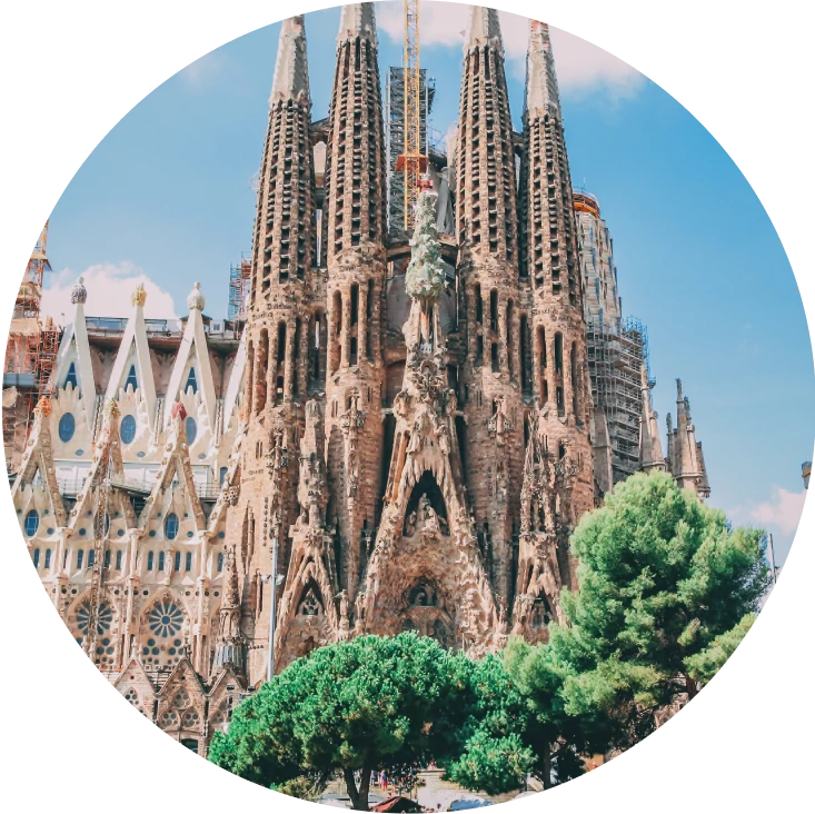 Rodar en la Sagrada Familia