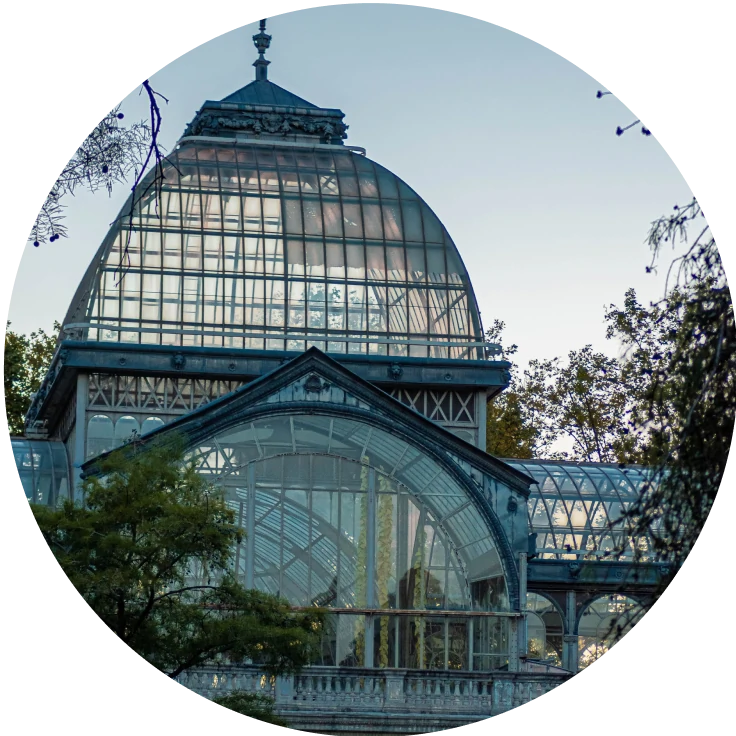 Rodar en el Palacio de Cristal